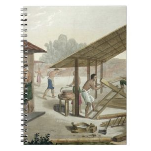 Cuaderno El taller de la carpintería en Kupang, Timor,