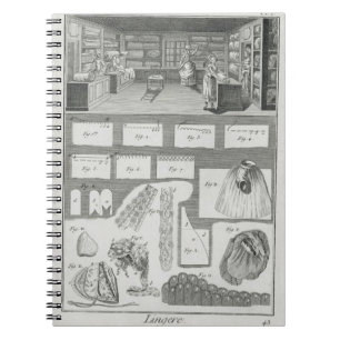 Cuaderno El taller y el material de un fabricante de la