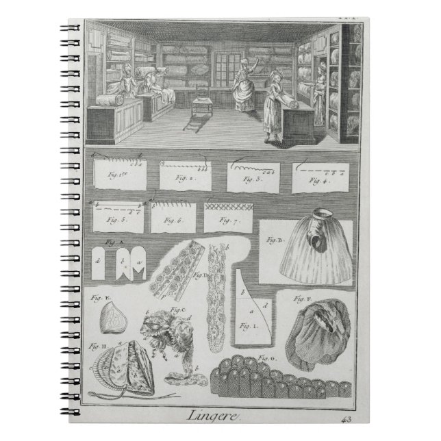 Cuaderno El taller y el material de un fabricante de la (Frente)