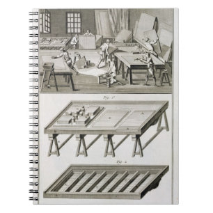 Cuaderno El taller y las herramientas de un fabricante del