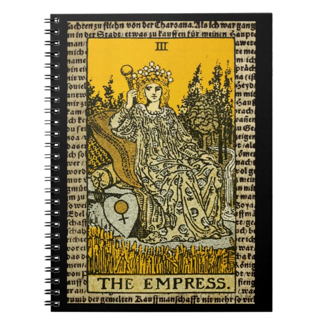 Cuaderno El tarot de la emperatriz (Frente)