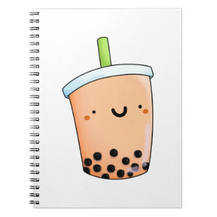 Cuaderno El té corto Kawaii Boba
