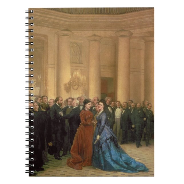 Cuaderno El teatro de Odeon, París, 1869 (aceite en lona) (Frente)