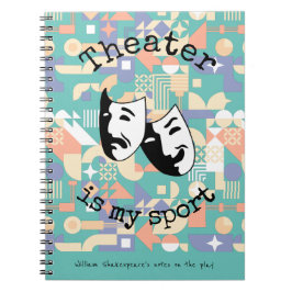 Cuaderno "El teatro es mi deporte" dicen los actores