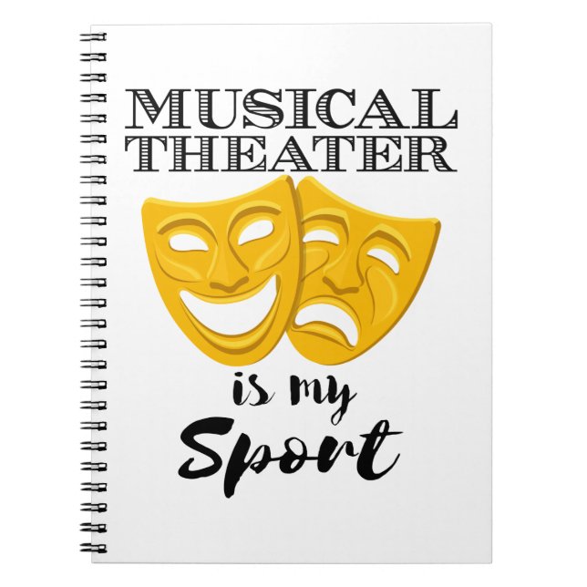 Cuaderno El teatro musical es mi deporte (Frente)