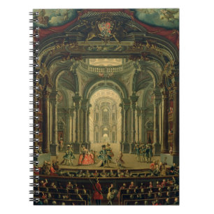 Cuaderno El Teatro Reale en Turín (aceite en lona)