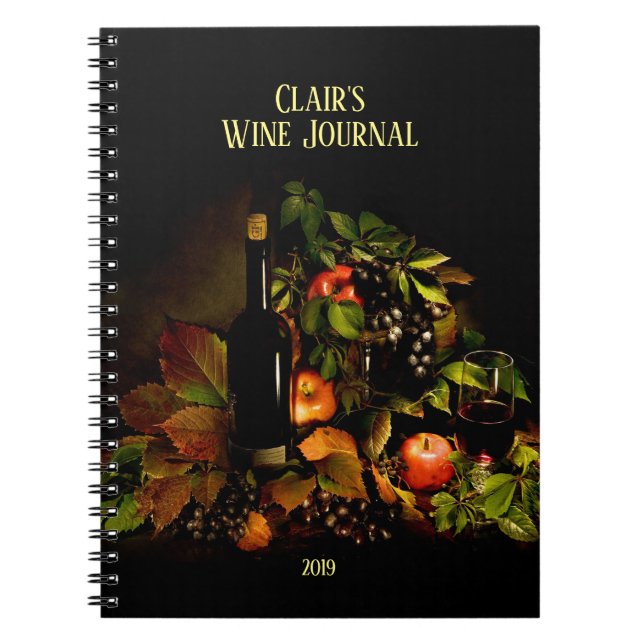 Cuaderno El tema del vino sigue siendo el LIfe/Diario del v (Frente)
