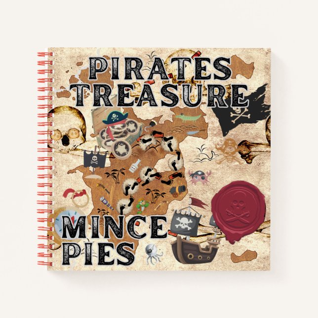 Cuaderno El tesoro de los piratas - Mince Pies (Anverso)