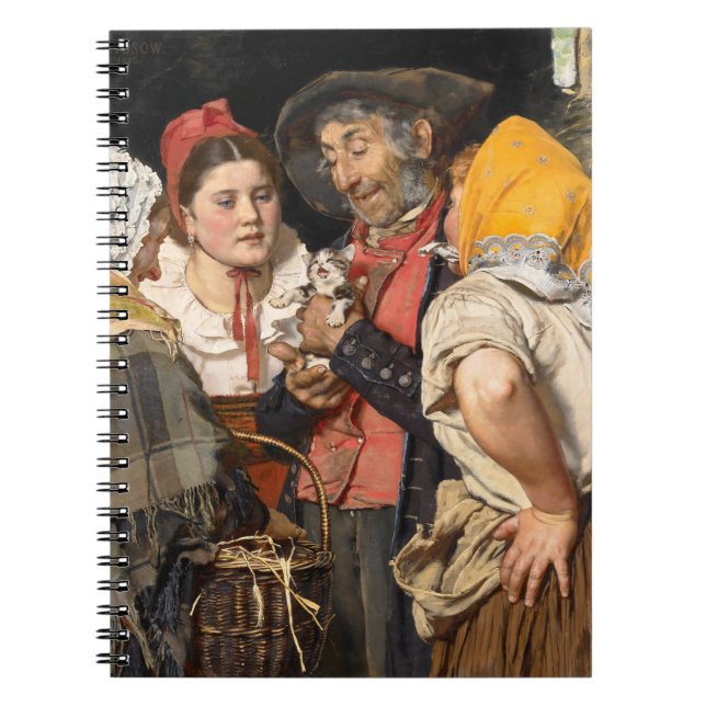 Cuaderno El tesoro del viejo (El gato) (de Karl Gussow) (Frente)