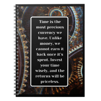 Cuaderno El tiempo es precioso