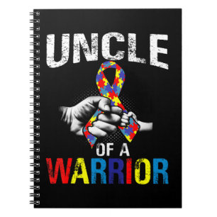 Cuaderno El tío de un guerrero autismo: Conciencia Tee Gift