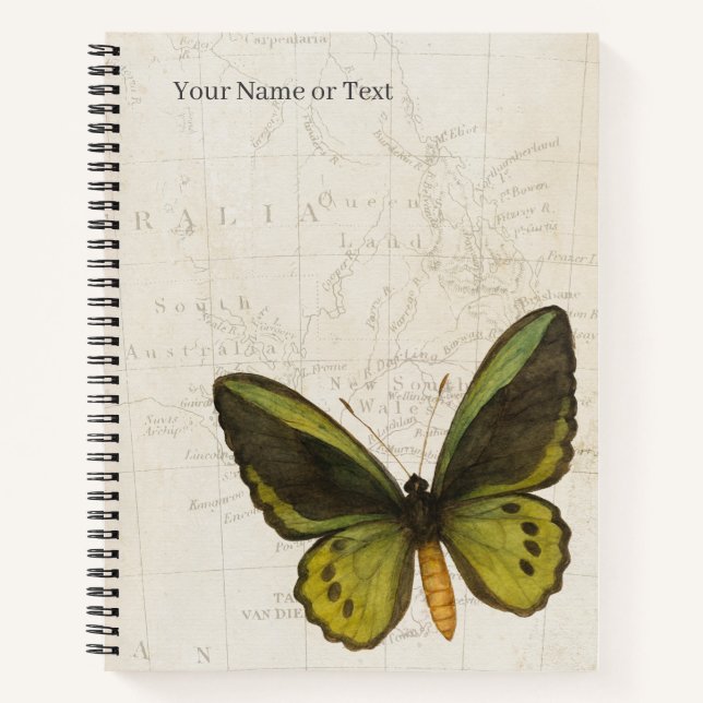 Cuaderno El Titán de la Selva Tropical – Cairns Birdwing Vi (Anverso)