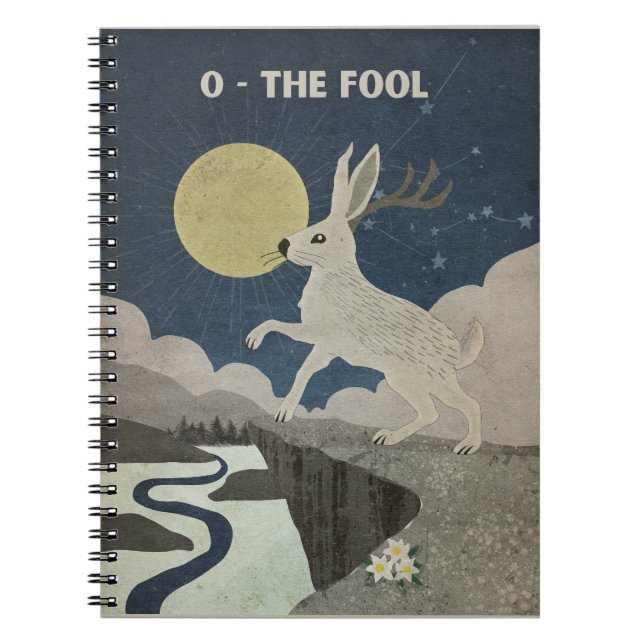 Cuaderno El tonto mayor Poster Arcana con el Jackalope (Frente)