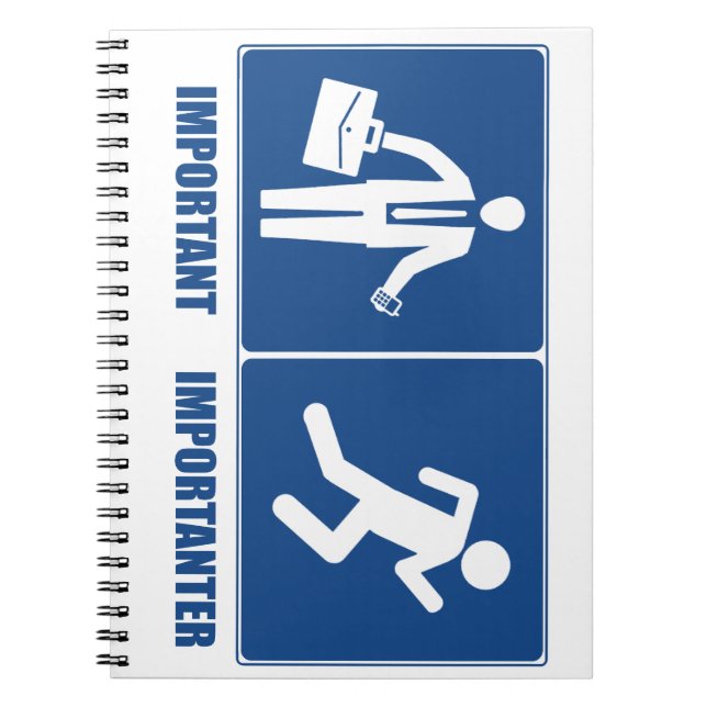 Cuaderno El trabajo es importante, la ejecución es importan (Frente)