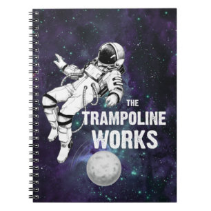 Cuaderno El Trampoline funciona como astronauta blanco y ne
