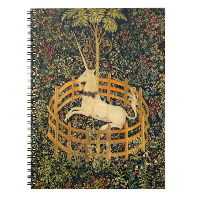 Cuaderno El unicornio en cautiverio (Frente)