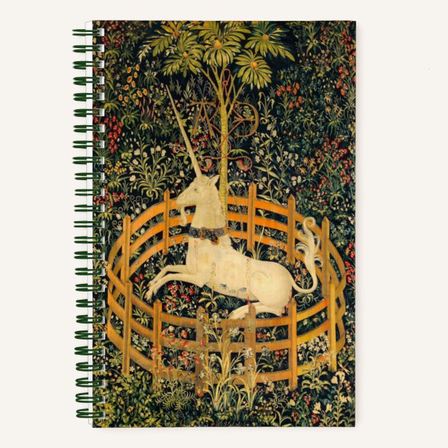 Cuaderno El unicornio en cautiverio (Anverso)