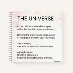 Cuaderno El Universo - Aumentando el Poema del Empoderamien