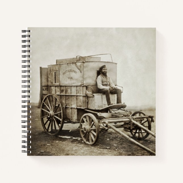 Cuaderno El vagón de la fotografía de Roger Fenton (Anverso)