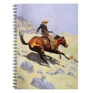 Cuaderno El vaquero de Remington, Caballería militar vintag