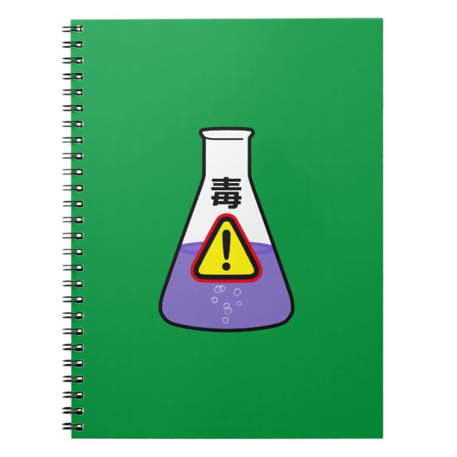 Cuaderno El veneno en el kanji japonés (Frente)