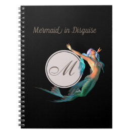 Cuaderno El verano de la sirena Monograma negro Moda modern