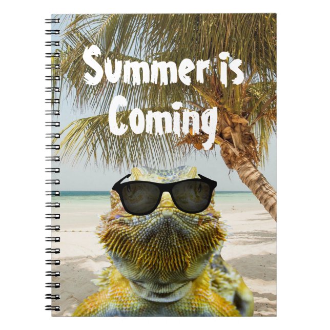 Cuaderno El verano está llegando (Frente)
