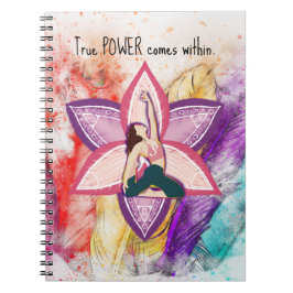 Cuaderno El verdadero PODER entra dentro, curando Chakra