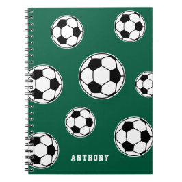 Cuaderno El verde del fútbol personaliza a los niños de vue