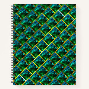 Cuaderno ¿El verde parece esmeralda, bajo ralladura de oro?