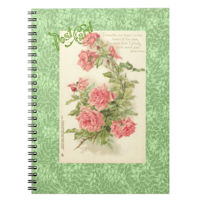 Cuaderno El verde rosado de los rosas de Catherine Klein (Frente)