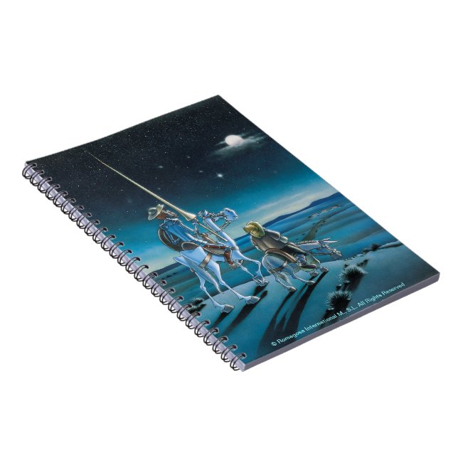 Cuaderno El viaje - dibujo animado del Don Quijote - (Lado Derecho)