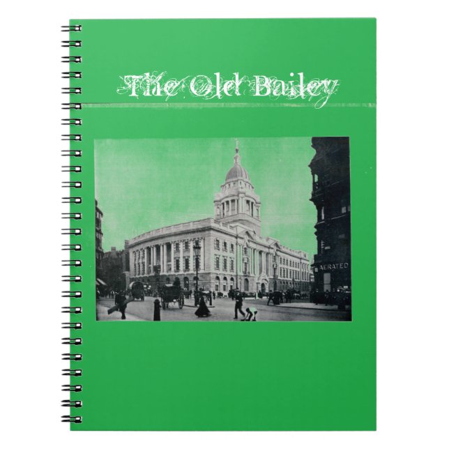 Cuaderno El viejo bailey, Londres (Frente)