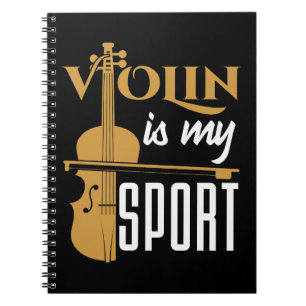 Cuaderno El violín es mi deporte