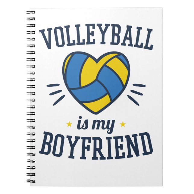 Cuaderno El Voleibol Es Mi Novio (Frente)