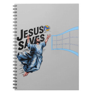 Cuaderno El voleibol Jesús salva la divertida fe cristiana