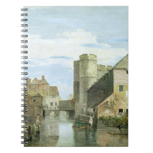 Cuaderno El Westgate, Cantorbery (bodycolour en el papel)