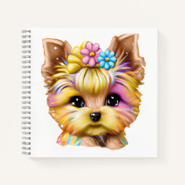 Cuaderno El yorkie dulce y adorable