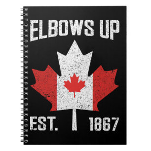 Cuaderno Elbows Up Canada True North Strong Orud Canadian