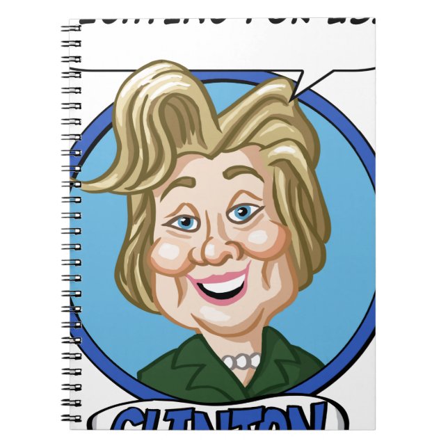 Cuaderno Elecciones de Hilary Clinton 2016 (Frente)
