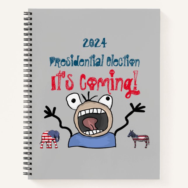 Cuaderno Elecciones Presidenciales 2024, ¡Ya Llega! (Anverso)