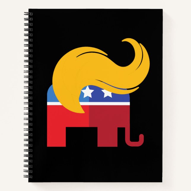 Cuaderno Elecciones presidenciales Trump 2024 (Anverso)