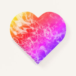 Cuaderno Electric Light Lines Gradient Abstract Modern.