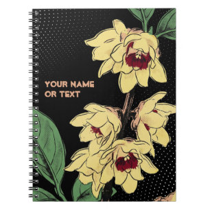 Cuaderno Electric Wintersweet: El Chimonanthus Pop-Art