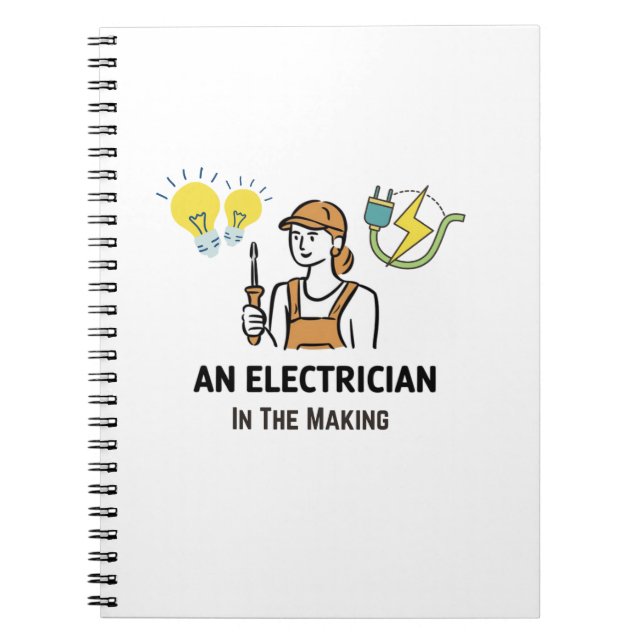 Cuaderno Electricista en proceso (Frente)