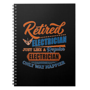 Cuaderno Electricista jubilado - Regalo eléctrico