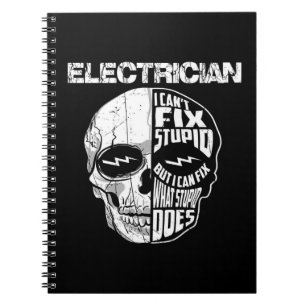 Cuaderno Electricista que no puedo arreglar un estúpido reg