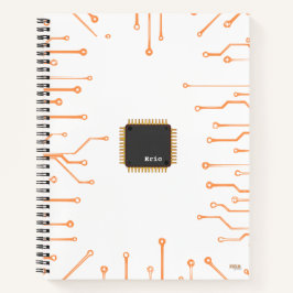 Cuaderno Electronic Chip Orange