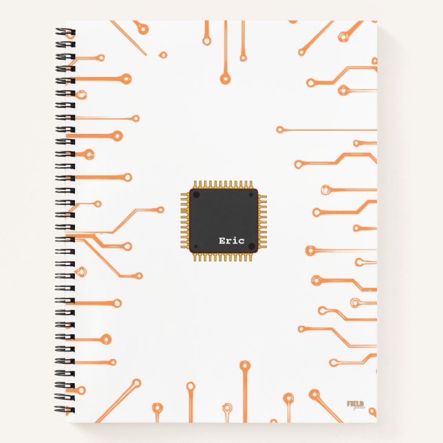 Cuaderno Electronic Chip Orange (Anverso)