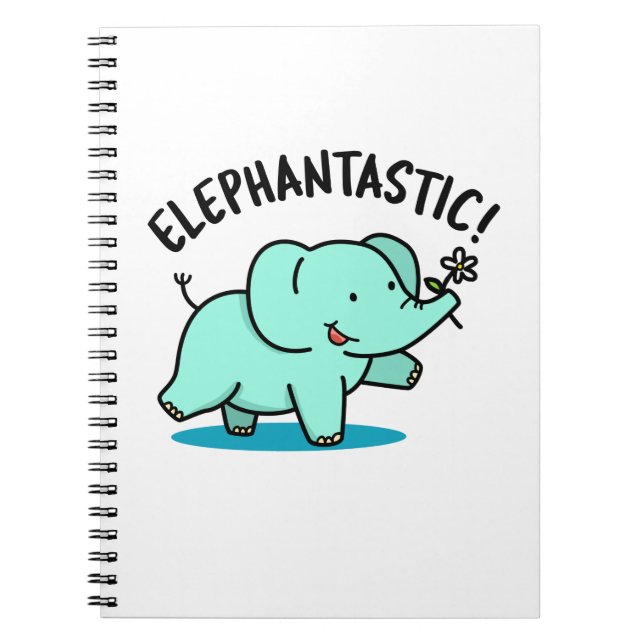 Cuaderno Elefantástico Divertido Fantástico Elefante Chiste (Frente)